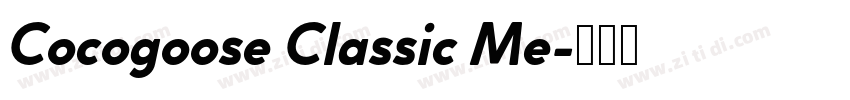 Cocogoose Classic Me字体转换